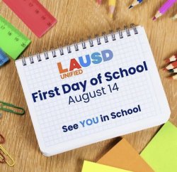 Today we welcome our students to the 2023-2024 school year. Breakfast will be served at from 7:30 am to 7:50 am!  Hoy damos la bienvenida a nuestros estudiantes al año escolar 2023-2024. ¡El desayuno se servirá de 7:30 am a 7:50 am!